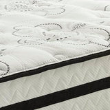 Chime 10 Inch Hybrid White King Mattress in a Box from Ashley Furniture - Luna Furniture