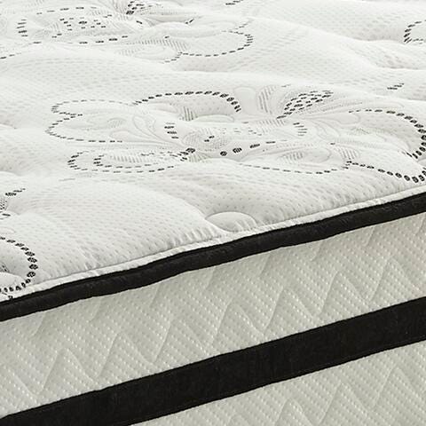 Chime 10 Inch Hybrid White Full Mattress in a Box from Ashley Furniture - Luna Furniture