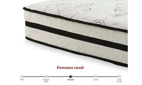 Chime 10 Inch Hybrid White King Mattress in a Box from Ashley - Luna Furniture
