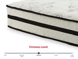 Chime 10 Inch Hybrid White California King Mattress in a Box from Ashley Furniture - Luna Furniture