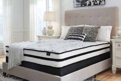 Chime 10 Inch Hybrid White Full Mattress in a Box from Ashley - Luna Furniture