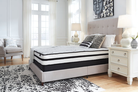 Chime 10 Inch Hybrid White Full Mattress in a Box from Ashley - Luna Furniture