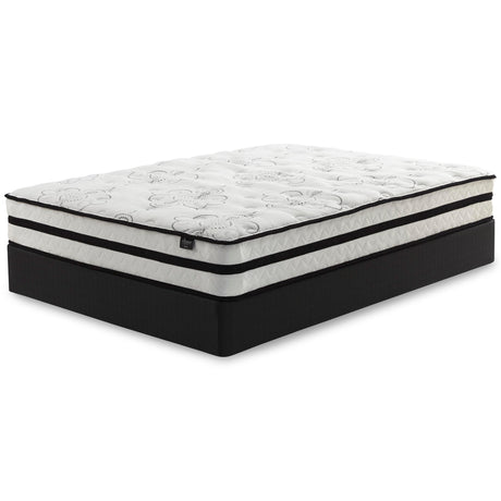 Chime 10 Inch Hybrid White California King Mattress in a Box from Ashley Furniture - Luna Furniture