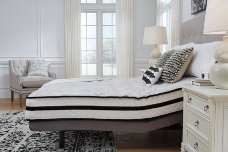 Chime 10 Inch Hybrid White California King Mattress in a Box from Ashley Furniture - Luna Furniture
