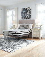 Chime 10 Inch Hybrid White Full Mattress in a Box from Ashley Furniture - Luna Furniture