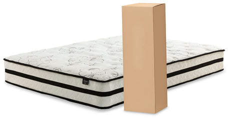 Shawburn Queen Platform Bed with Mattress in Whitewash from Ashley - Luna Furniture