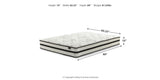 Chime 10 Inch Hybrid White Full Mattress in a Box from Ashley Furniture - Luna Furniture