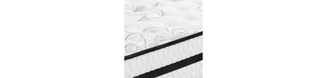 Chime 10 Inch Hybrid Mattress with Adjustable Base in White from Ashley Furniture - Luna Furniture
