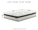 Calverson Full Platform Bed with Mattress in Mocha from Ashley - Luna Furniture
