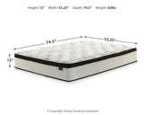 Shawburn Full Platform Bed with Mattress in Whitewash from Ashley Furniture - Luna Furniture