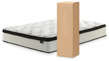 Piperton Full Platform Bed with Mattress in White from Ashley - Luna Furniture