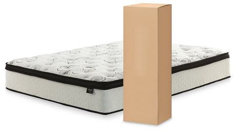 Shawburn Full Platform Bed with Mattress in Whitewash from Ashley - Luna Furniture