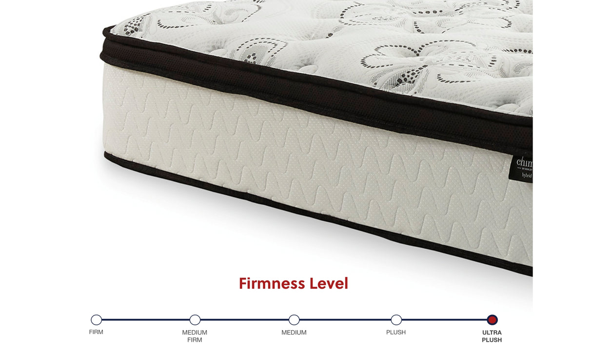 Chime 12 Inch Hybrid White Queen Mattress in a Box from Ashley - Luna Furniture