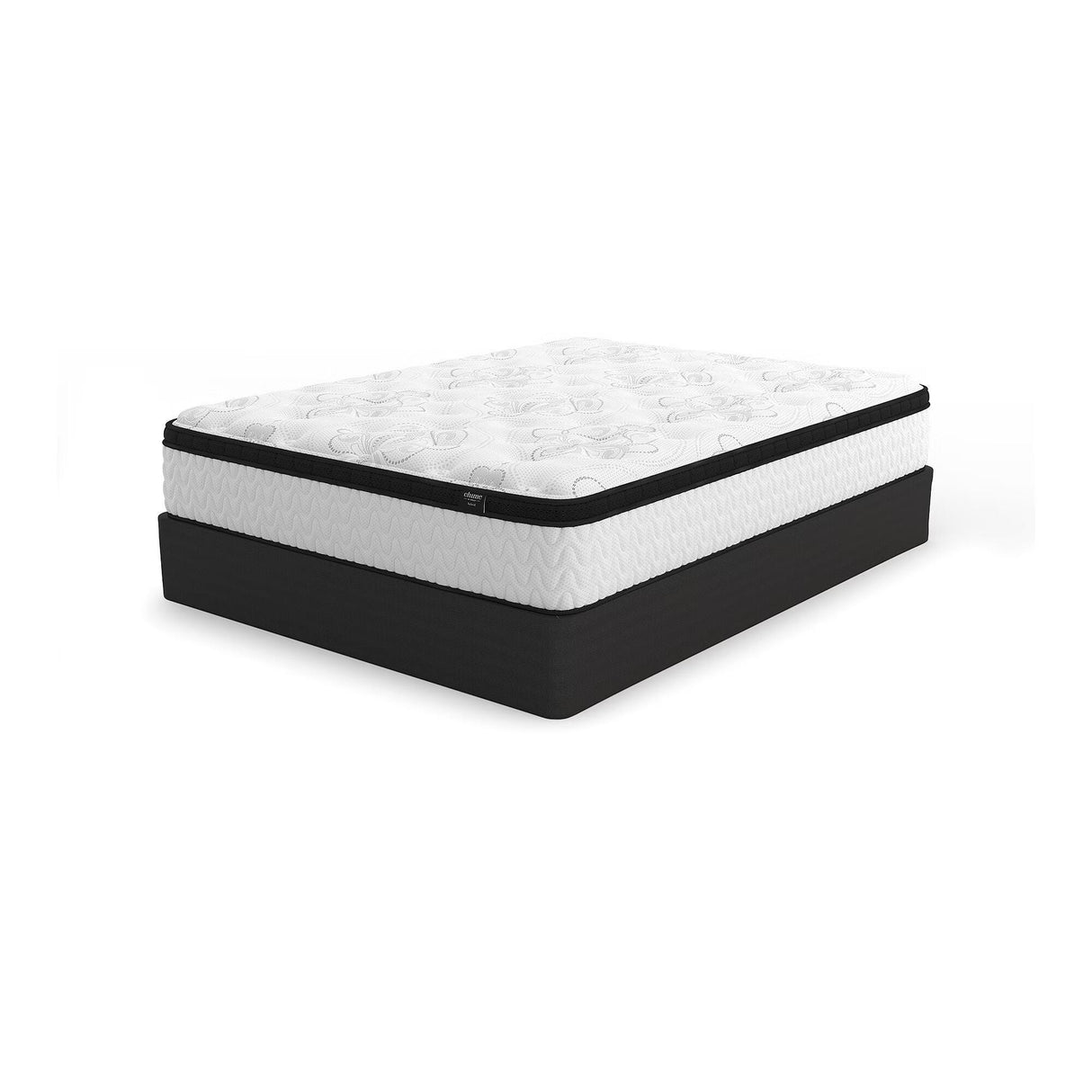 Chime 12 Inch Hybrid White Full Mattress in a Box from Ashley - Luna Furniture