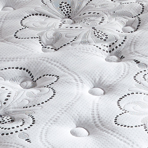 Chime 12 Inch Hybrid White California King Mattress in a Box from Ashley Furniture - Luna Furniture