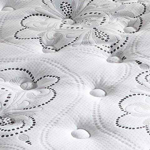 Chime 12 Inch Hybrid White Queen Mattress in a Box from Ashley Furniture - Luna Furniture