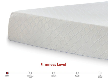 10 Inch Chime Memory Foam White King Mattress in a Box from Ashley Furniture - Luna Furniture