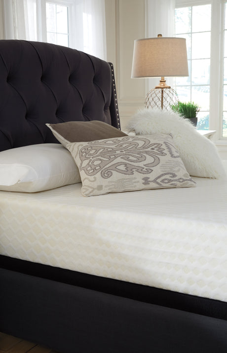 10 Inch Chime Memory Foam White King Mattress in a Box from Ashley Furniture - Luna Furniture