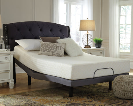 10 Inch Chime Memory Foam White King Mattress in a Box from Ashley Furniture - Luna Furniture