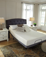 10 Inch Chime Memory Foam White Queen Mattress in a Box from Ashley - Luna Furniture