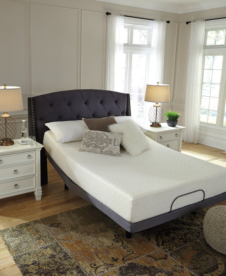 10 Inch Chime Memory Foam White Full Mattress in a Box from Ashley Furniture - Luna Furniture