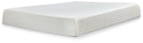 10 Inch Chime Memory Foam White Twin Mattress in a Box from Ashley - Luna Furniture