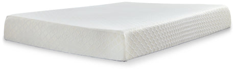 10 Inch Chime Memory Foam White Full Mattress in a Box from Ashley Furniture - Luna Furniture