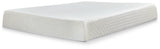 10 Inch Chime Memory Foam White King Mattress in a Box from Ashley Furniture - Luna Furniture