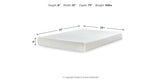 Calverson Queen Platform Bed with Mattress in Mocha from Ashley Furniture - Luna Furniture
