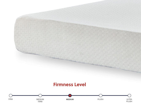 Chime 8 Inch Memory Foam White Full Mattress in a Box from Ashley Furniture - Luna Furniture