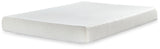 Chime 8 Inch Memory Foam White Twin Mattress in a Box from Ashley Furniture - Luna Furniture