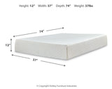 Socalle Twin Platform Bed with Mattress in Light Natural from Ashley - Luna Furniture