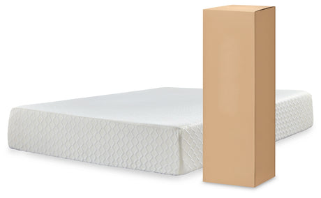 Piperton Twin Platform Bed with Mattress in White from Ashley Furniture - Luna Furniture