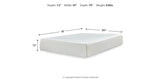 Calverson Queen Platform Bed with Mattress in Mocha from Ashley Furniture - Luna Furniture