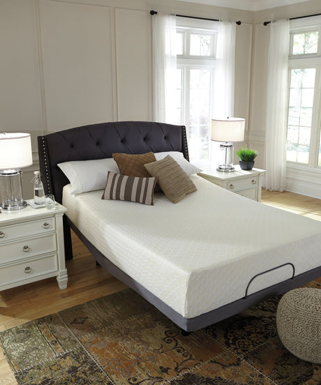 Chime 12 Inch Memory Foam White Full Mattress in a Box from Ashley - Luna Furniture