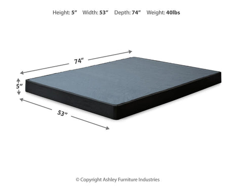 Low Profile Black Full Foundation from Ashley Furniture - Luna Furniture