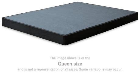 Low Profile Black King Foundation from Ashley - Luna Furniture