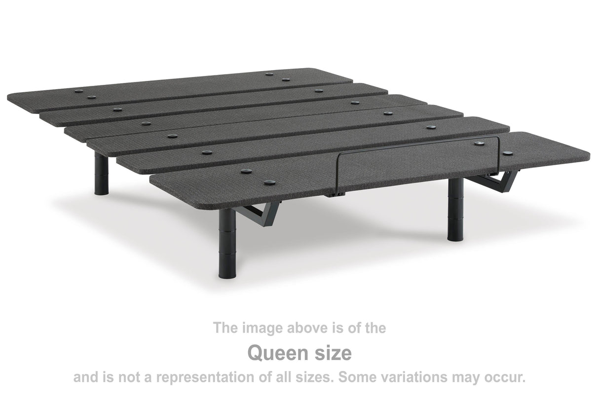 Cosmic Power Base Black Queen Adjustable Base from Ashley - Luna Furniture