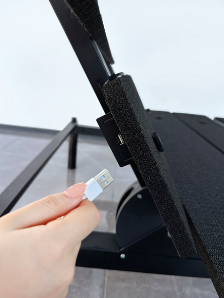 Cosmic Power Base Black Full Adjustable Base from Ashley - Luna Furniture