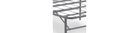 Baystorm Gray 2 Twin Panel Beds, 2 Mattresses, 2 Foundations, and Chest from Ashley Furniture - Luna Furniture