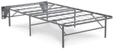 Better than a Boxspring Gray Twin Foundation from Ashley - Luna Furniture