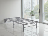 Better than a Boxspring Gray Twin Foundation from Ashley - Luna Furniture