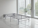 Better than a Boxspring Gray Twin Foundation from Ashley - Luna Furniture