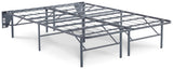 8 Inch Chime Innerspring Mattress with Foundation in White from Ashley - Luna Furniture