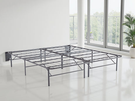 Better than a Boxspring Gray 2-Piece King Foundation from Ashley - Luna Furniture