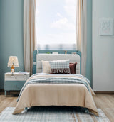 Marin Twin Bed With Headboard from Furnia - Luna Furniture