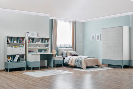 Marin Twin Bed With Headboard from Furnia - Luna Furniture
