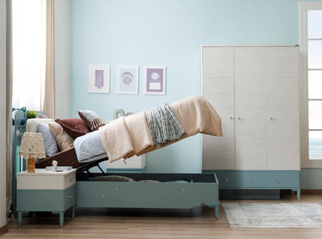 Marin Twin Bed With Headboard from Furnia - Luna Furniture