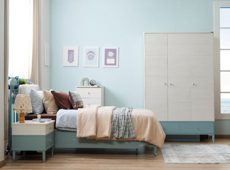 Marin Twin Bed With Headboard from Furnia - Luna Furniture