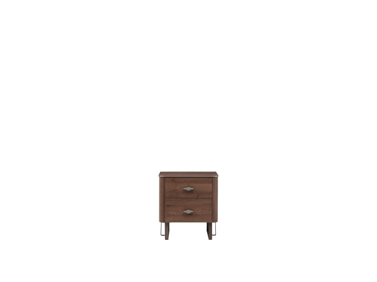 Mirante Walnut Nightstand from Bellona - Luna Furniture